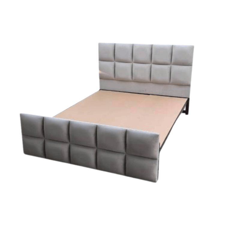 ฐานรองหัวเตียง 3.5 ฟุต WISDOM DESIGN FURNITURE รุ่น NUVEN สีเทา